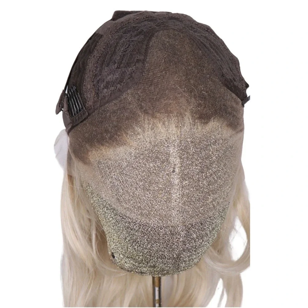 Chelsey Smith Cosmetics CSC Wig Petite Swiss Lace - Mariposa Vanilla Blonde New